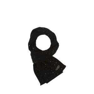NEW V. FRAAS women's rhinestone stole in caviar black